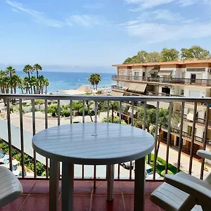 Genial En 1a Línea De Playa Con Piscina Apartamento